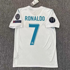 Real Madrid short-sleeved fan version of Ronaldo football jersey (13 style)-1252